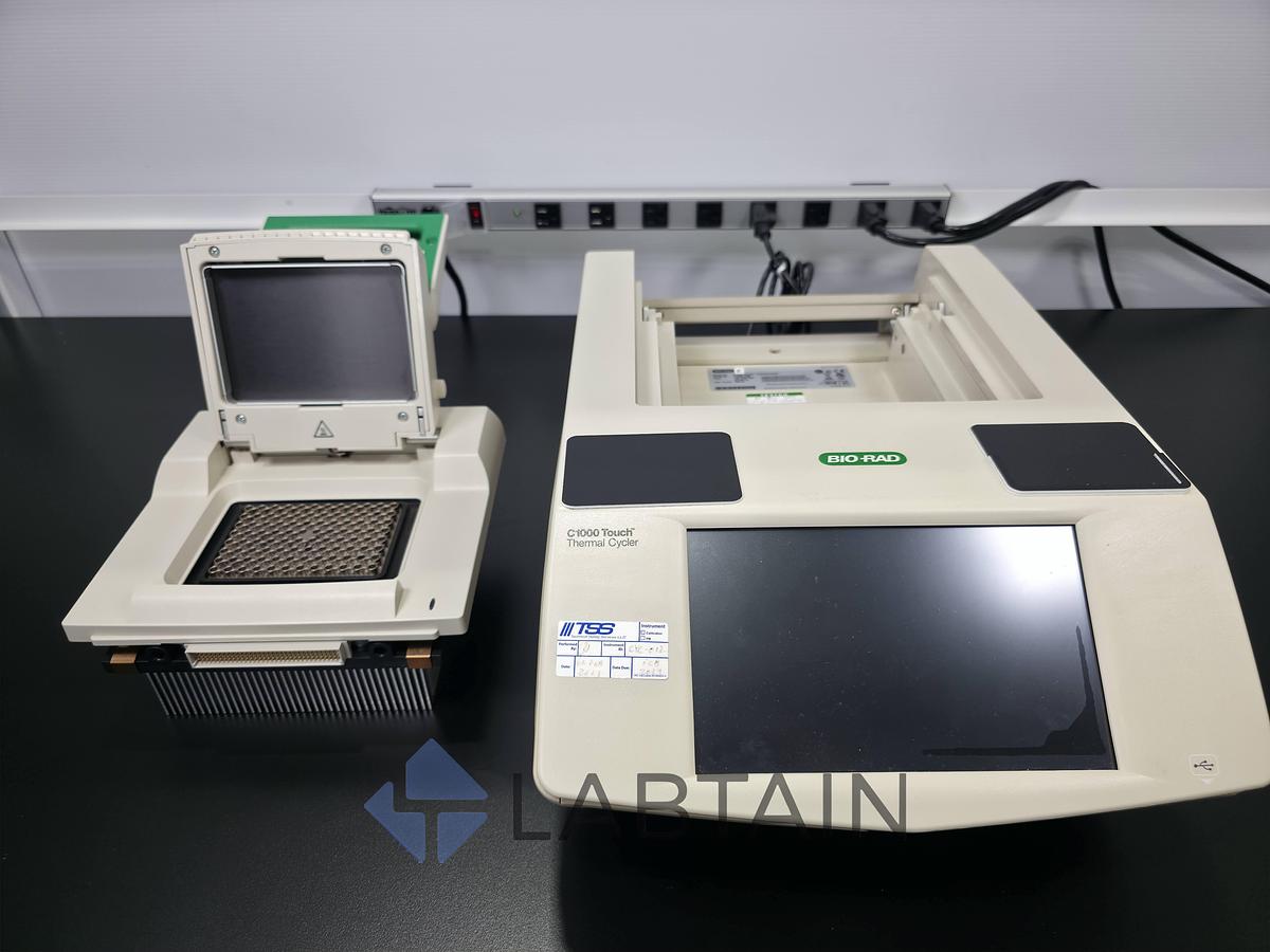 Used Bio-Rad C1000 Touch Thermal Cycler with 96-Well Fast Reaction Module RN113236 - 22,133 Total Run Hours - Tested & Functional
