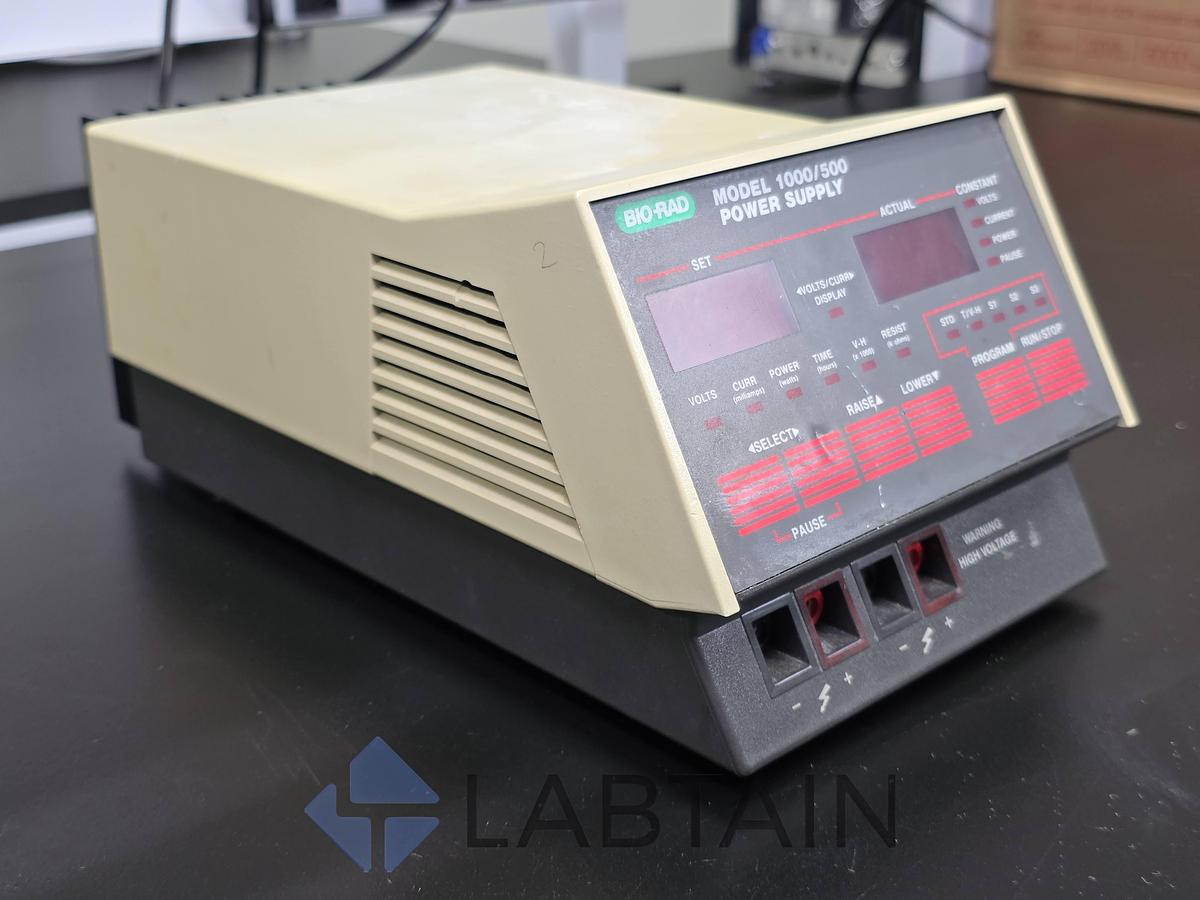 Used Bio-Rad Model 1000/500 Electrophoresis Power Supply 100-120V