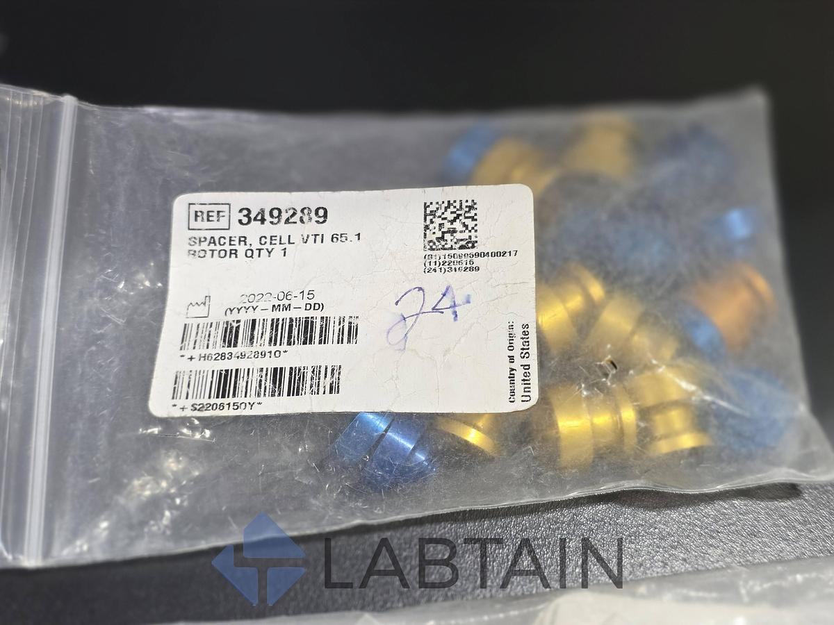 Used Beckman Coulter Type 70 Ti Fixed-Angle Titanium Ultracentrifuge Rotor — 70,000 RPM, 8 × 39 mL, with Lid, OptiSeal/Quick-Seal Spacers & Spinkote (Cat #337922) — Used/Inspected