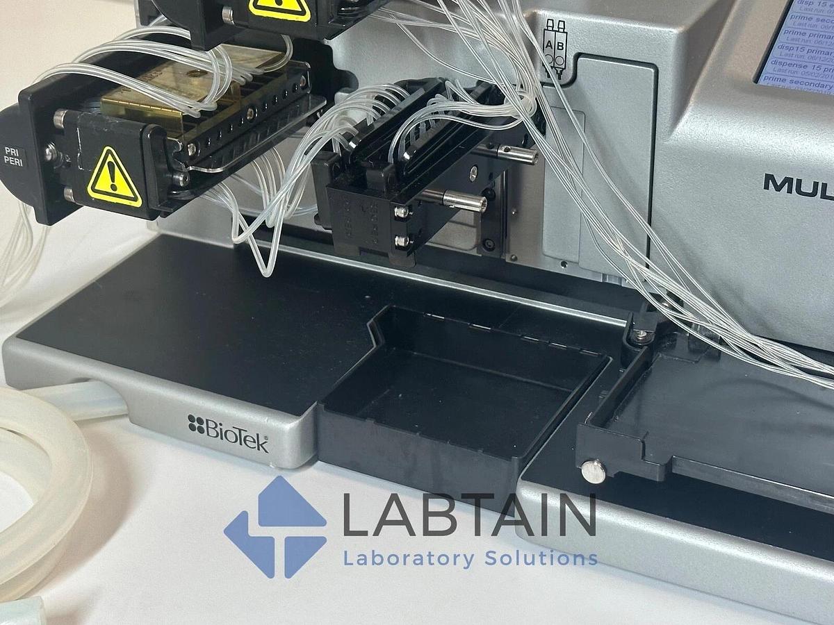 Used BioTek Agilent MultiFlo FX Microplate Washer & Dispenser – Model MFXP – 0.5 µL Dispense – Used