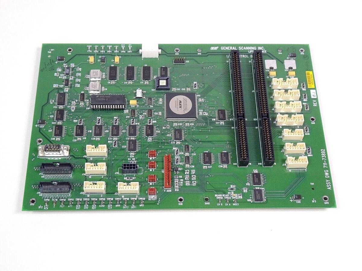 Used Perkin Elmer 3901805 Assembly I/O Control Board | General Scanning 711-73892