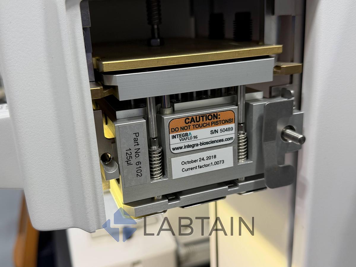 Used INTEGRA VIAFLO 96 Electronic Pipette System w/ 125µL Head Used/Tested