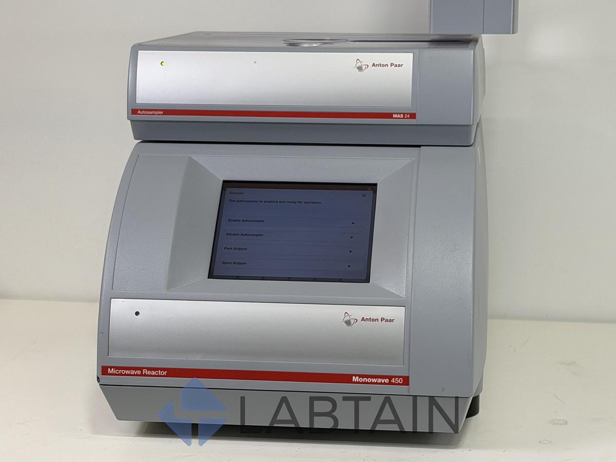 Used Anton Paar Monowave 450 Microwave Synthesis Reactor w/ MAS 24 Autosampler Used