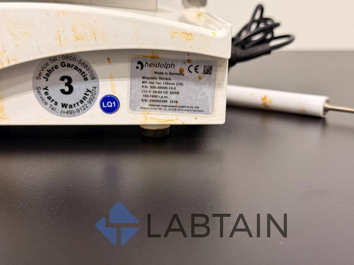 Used Heidolph 505-30000-13-3 Magnetic hotplate stirrer, MR Hei-Tec