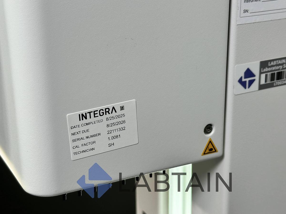 Used Integra VIAFLO 96 Electronic 96-Channel Handheld Pipette w/ 1250 µL Head – P/N 4801 – S/N 22111332 – Tested