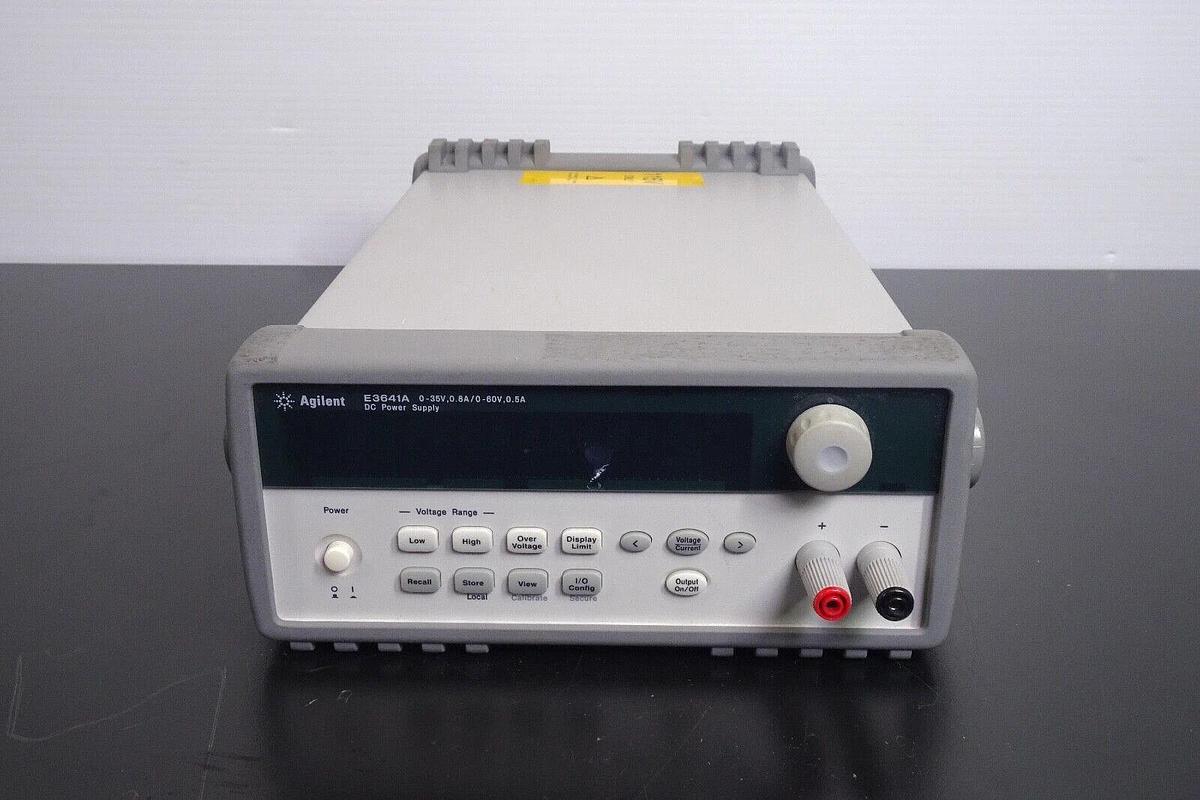 Used Agilent E3641A Programmable DC Power Supply – 0-35V, 0-60W – S/N MY54276292 – Tested