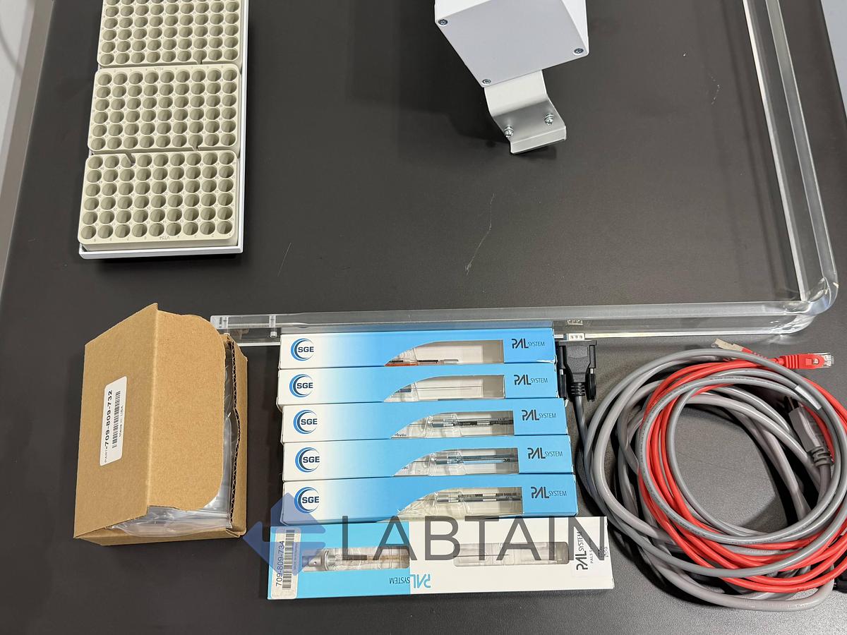 Used LECO L-PAL3 (CTC Analytics PAL LSI) Liquid Autosampler System NIB Syringes