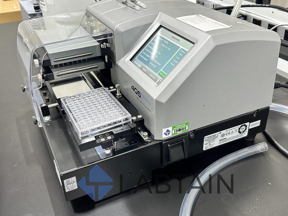 Used BioTek 405 TS Microplate Washer + Vacuum Pump