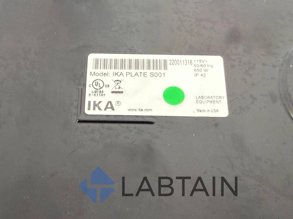 Used IKA PLATE S001 Digital Heating Magnetic Stirrer