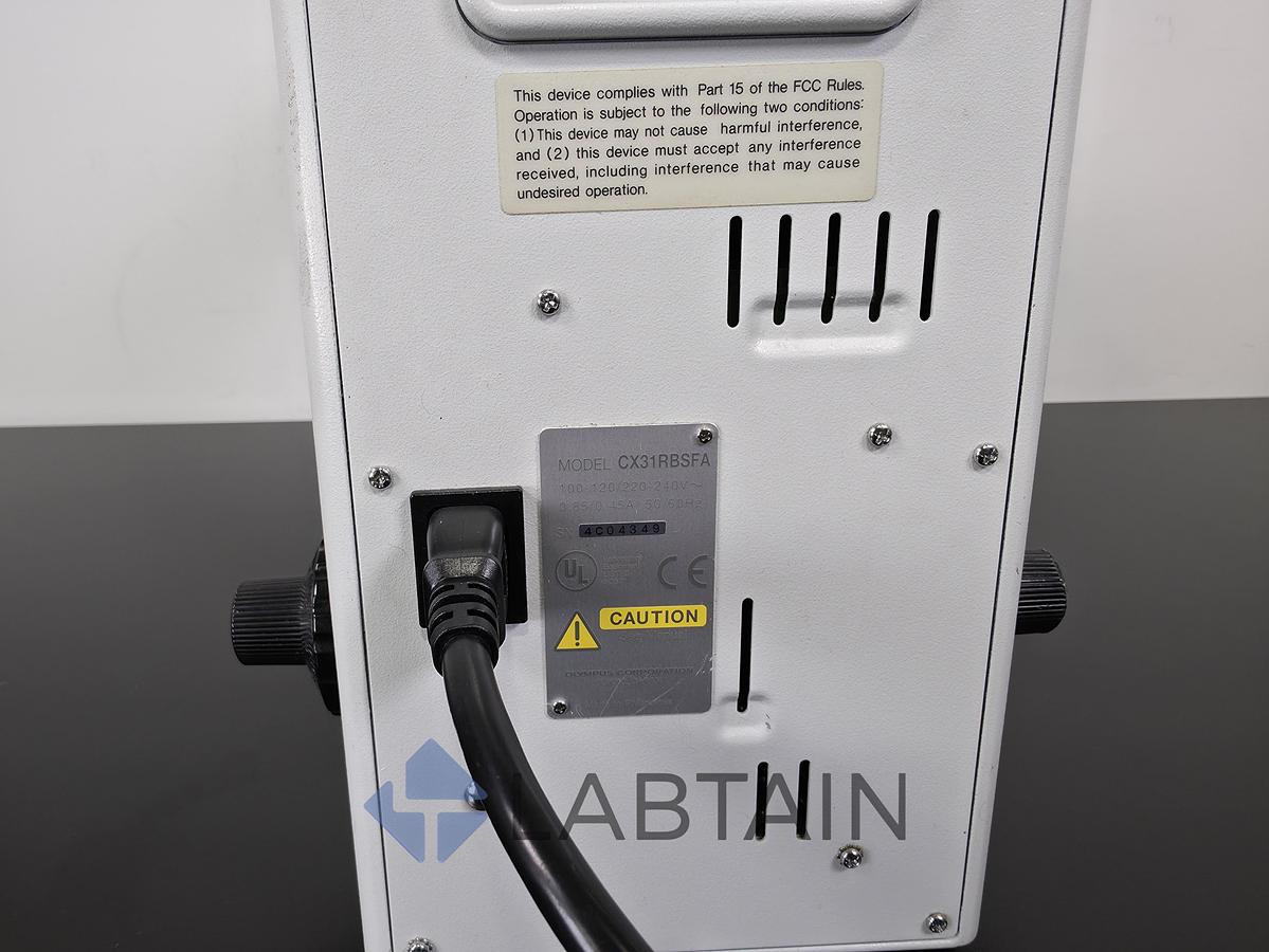 Used Olympus CX31 Binocular Biological Microscope UIS2 Infinity Optics 4x-100x Used