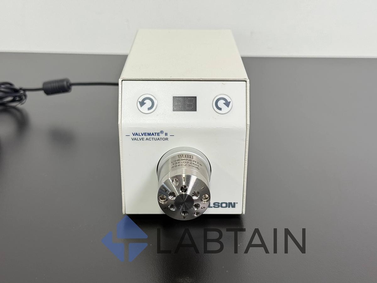 Used Gilson Valvemate II HPLC Valve Actuator – For Chromatography Systems – S/N 331B3C005U – Used