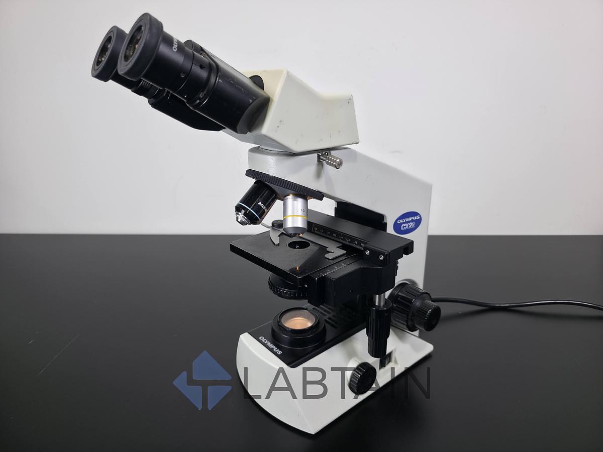 Used Olympus CX22RFS1 Binocular Biological Microscope Plan Objectives 4x-100x Used