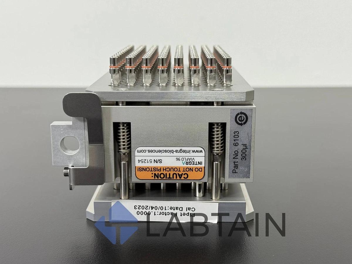 Used Integra VIAFLO 96 Pipetting Head – 96 Channel 125 µL – P/N 6102 – Tested