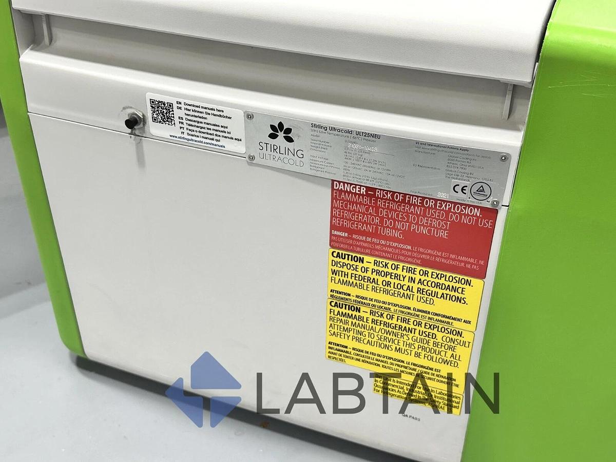 Used Stirling Ultracold ULT25NEU Portable Ultra Low -86º Temp Freezer - w/Warranty