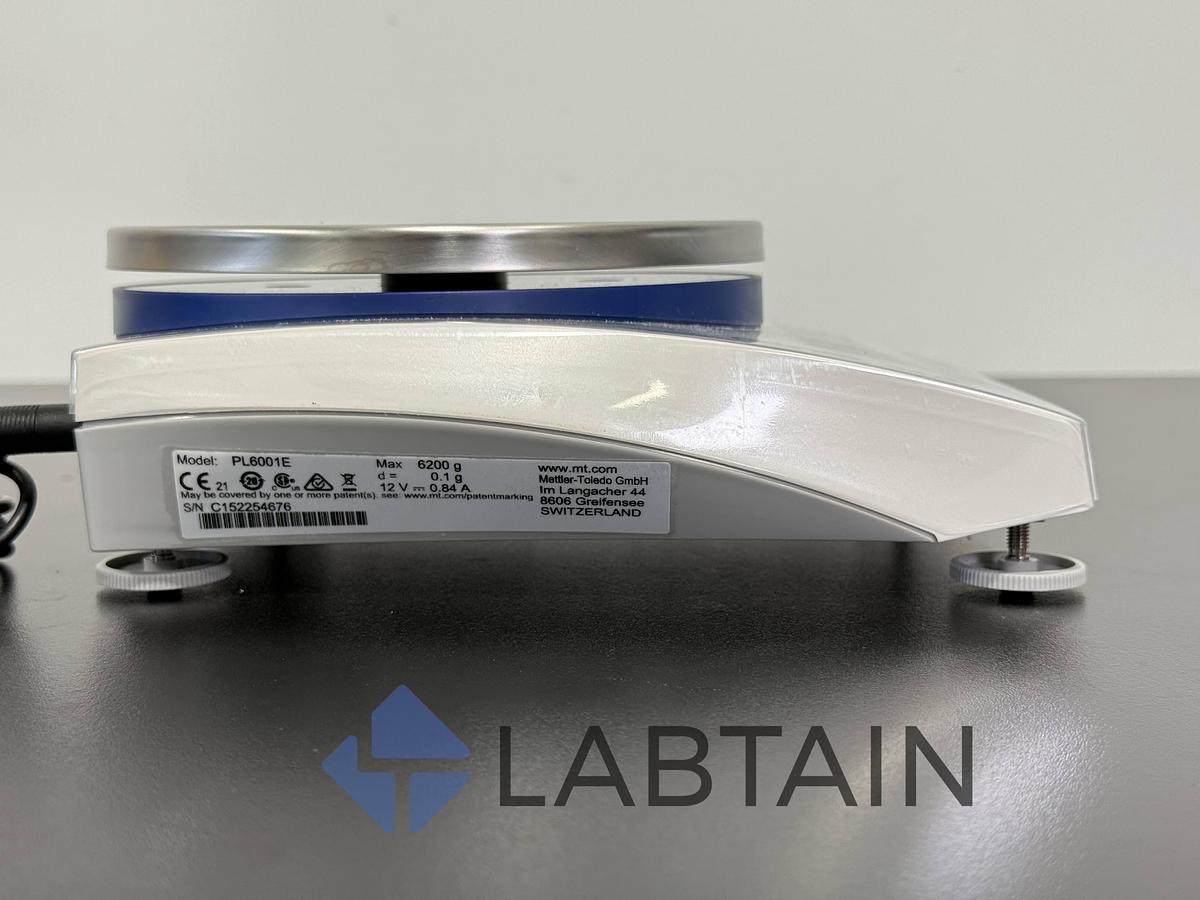 Used Mettler Toledo PL6001E PL-E Portable Balance Laboratory Scale C152254676