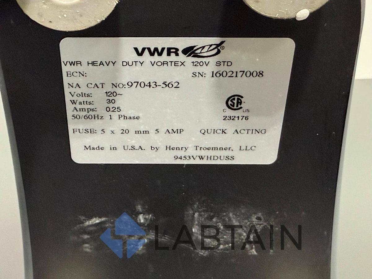 Used VWR 97043-562 Standard Heavy-Duty Vortex Mixer