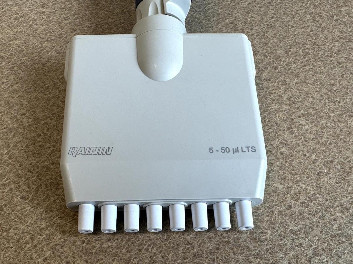 Used Rainin Pipet-Lite L-50 | 5-50uL | 8-Channel Pipette w/Warranty * NICE
