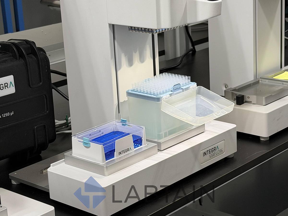 Used INTEGRA Biosciences VIAFLO 96 Electronic Pipette System w/ 1250µl Head Used