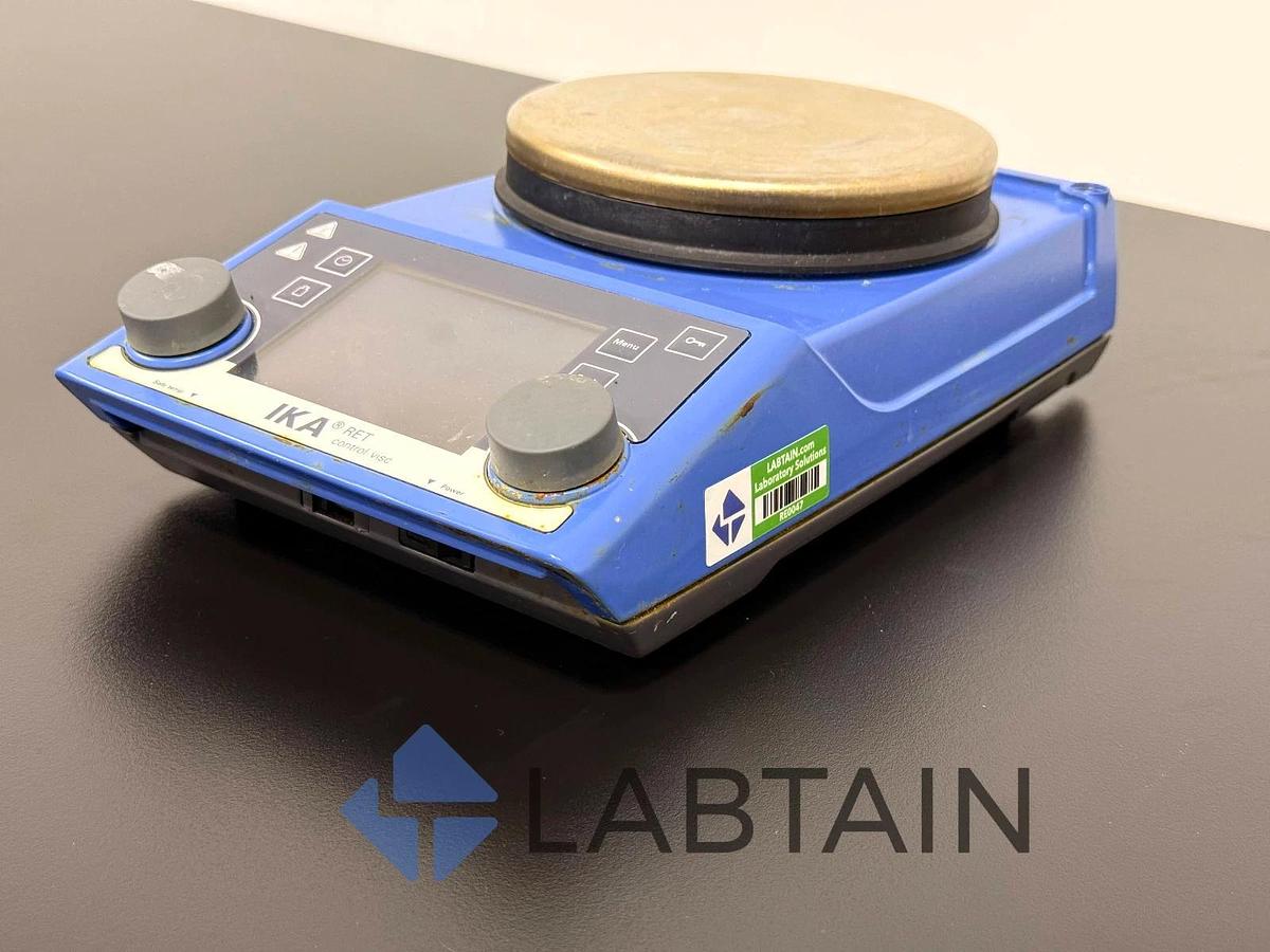 Used IKA RET CV S001 Control VISC Digital Magnetic (1700rpm, 340°C) w/ Temp Probe