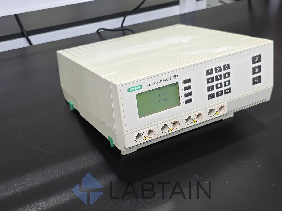 Used Bio-Rad PowerPac 1000 Electrophoresis Power Supply 100-120V