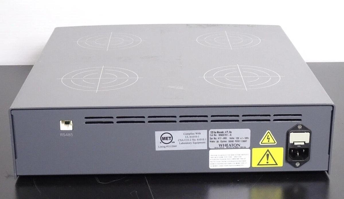 Used Wheaton Micro-Stir W900701-A – 4-Position Slow-Speed Magnetic Stirrer – Excellent Condition