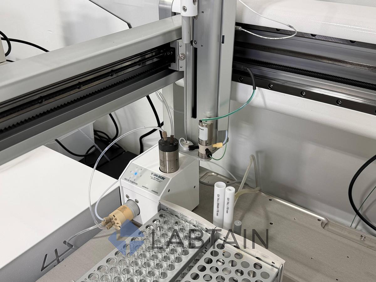 Used Gilson GX-281 Preparative HPLC Purification System | 333/334 Prep Pumps, 159 UV/VIS, TRILUTION LC, GX Direct Injection — Used / Inspected