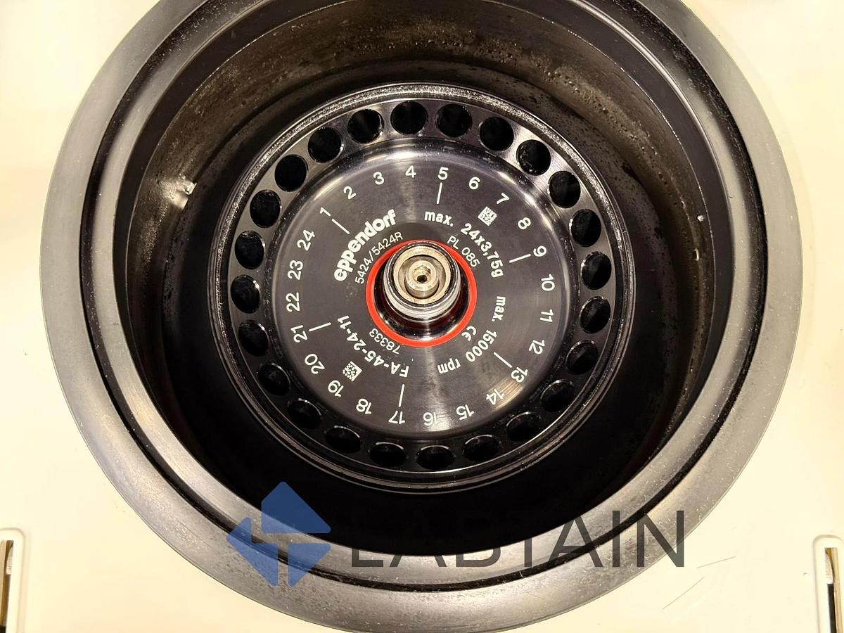 Used Eppendorf 5424R Refrigerated Centrifuge w/ FA-45-24-11 Rotor 5404FH721372 – Tested