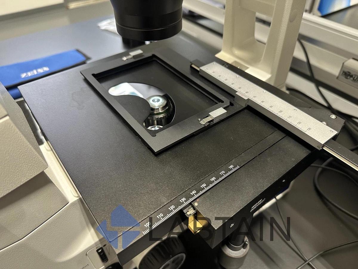 Used Zeiss Axio Vert.A1 Inverted Live Cell Imaging Microscope – LED – Axiocam – Software – TL Bright Light Issue