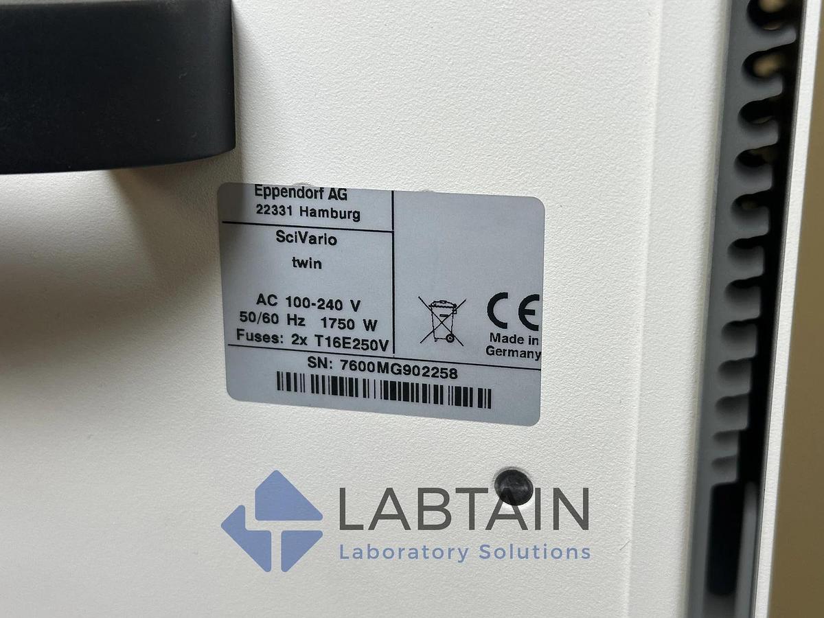 Used Eppendorf SciVario Twin Fermenter/Bioreactor System -