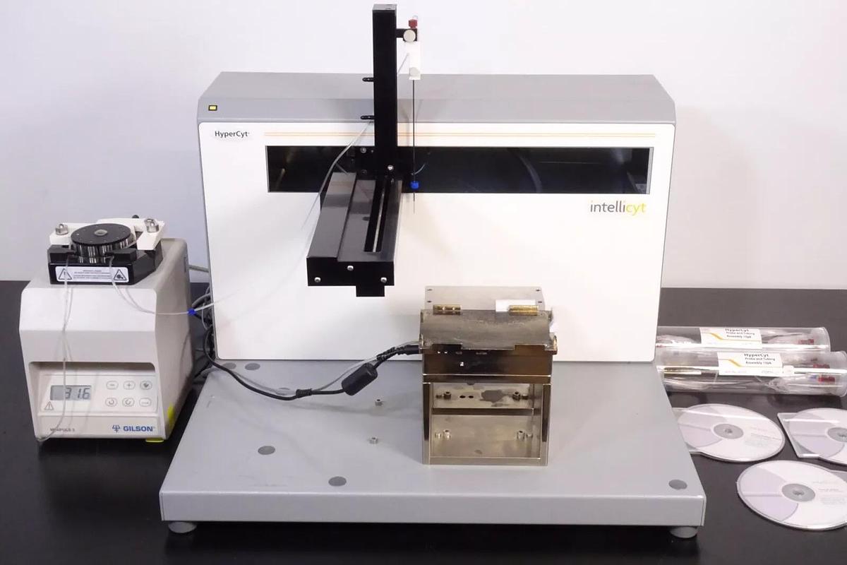 Used Intellicyt Hypercyt Liquid Handling Autosampler | Gilson Minipuls 3 Pump