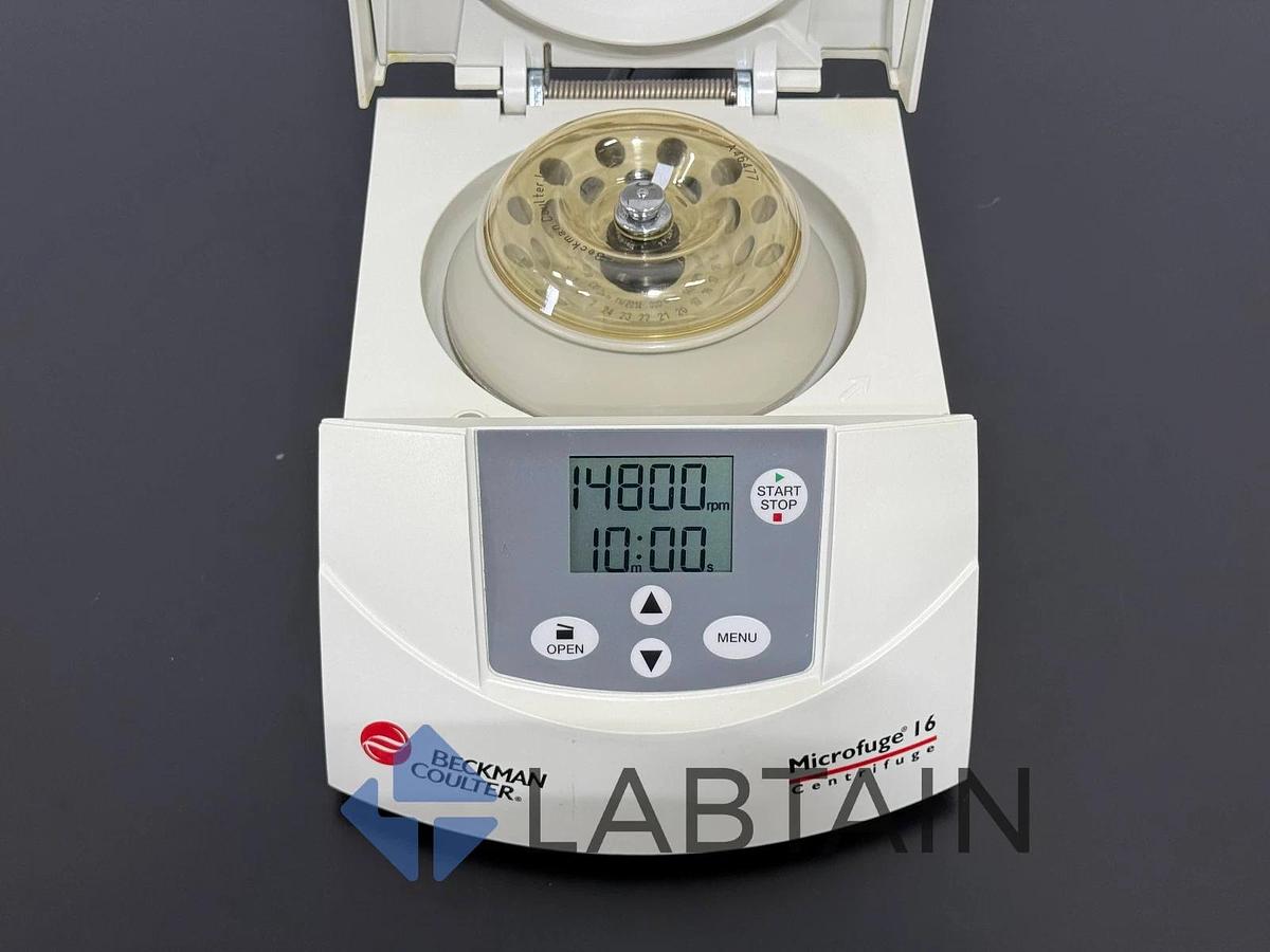 Used Beckman Coulter Microfuge 16 Centrifuge A46474 MBA09L021 – Tested