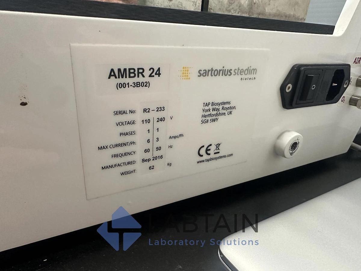 Used Sartorius Stedim Biotech AMBR 15f – 24-Way Fermentation Bioreactor System R2-233 – Tested