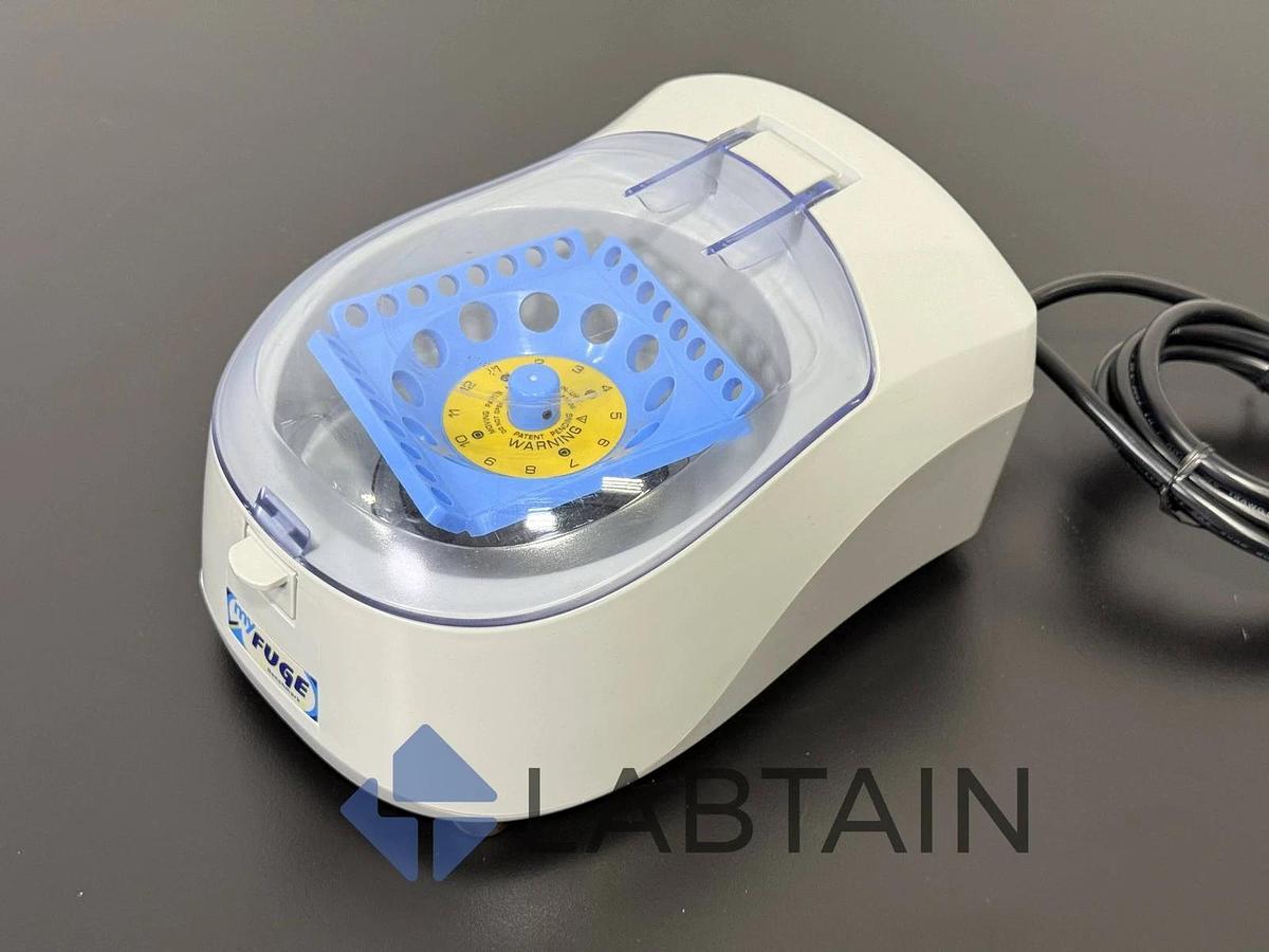 Used Fisherbrand Mini Centrifuge Sprout Plus by Heathrow Scientific | 12VDC 0.6A 7.3W