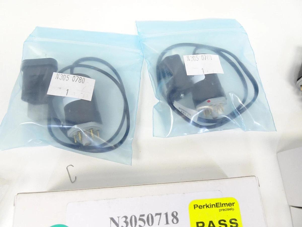 Lot of 44 Perkin Elmer Intensitron Coded Adapters for Lumina HCL – Multiple Part Numbers