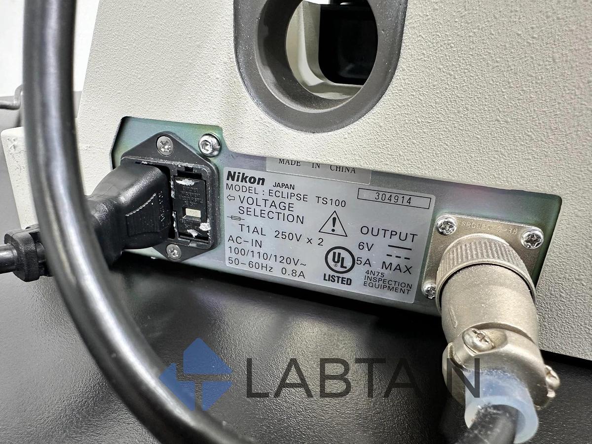 Used Nikon Eclipse TS100 Inverted Microscope – Phase Contrast – For Tissue Culture