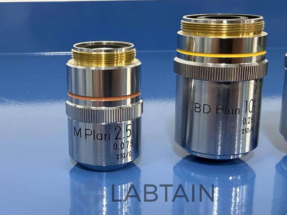 Used Nikon BD Plan & M Plan Objective Set 2.5x 10x 20x 40x Apo 210/0 Used