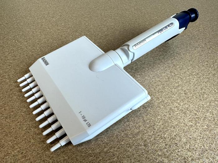 Used Rainin Pipet-Lite XLS L-10 | 0.5-100uL | 12-Channel Pipette w/Warranty * NICE