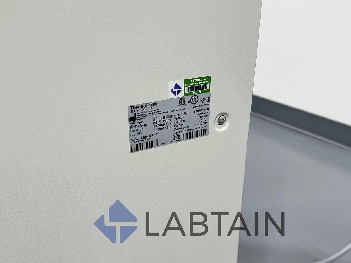 Used Thermo Fisher Scientific Sorvall Legend XFR Refrigerated Centrifuge 41988095 – PN 75004539 – Tested