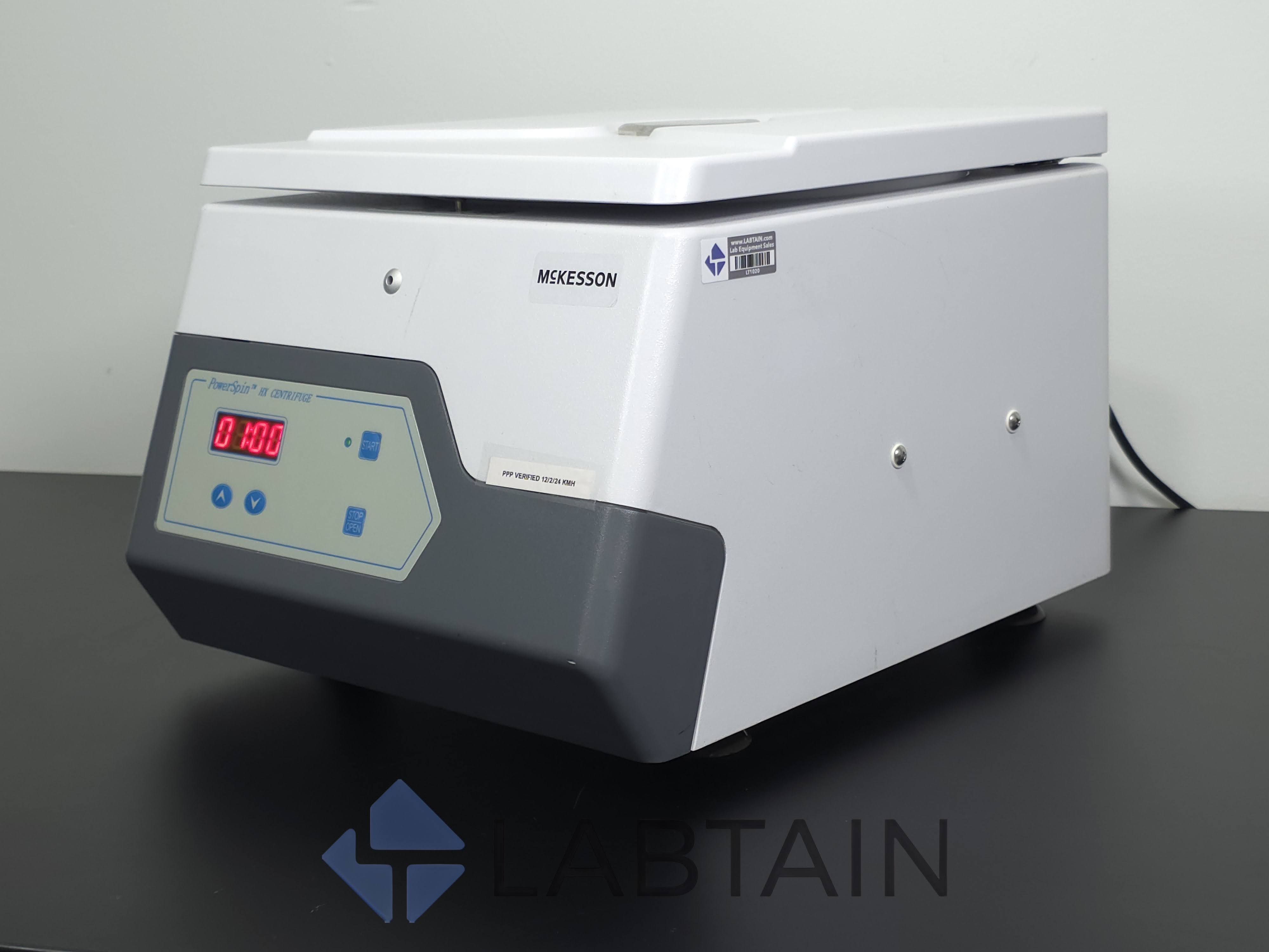 Used McKesson Unico PowerSpin HX Centrifuge 868R, 6-Place Horizontal Rotor, 3,400 RPM – Used