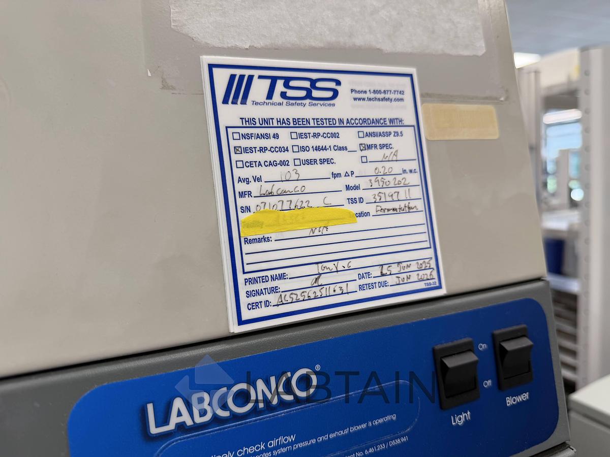 Used Labconco XPert 3950202 Filtered Balance System Enclosure Hood 115V - Used