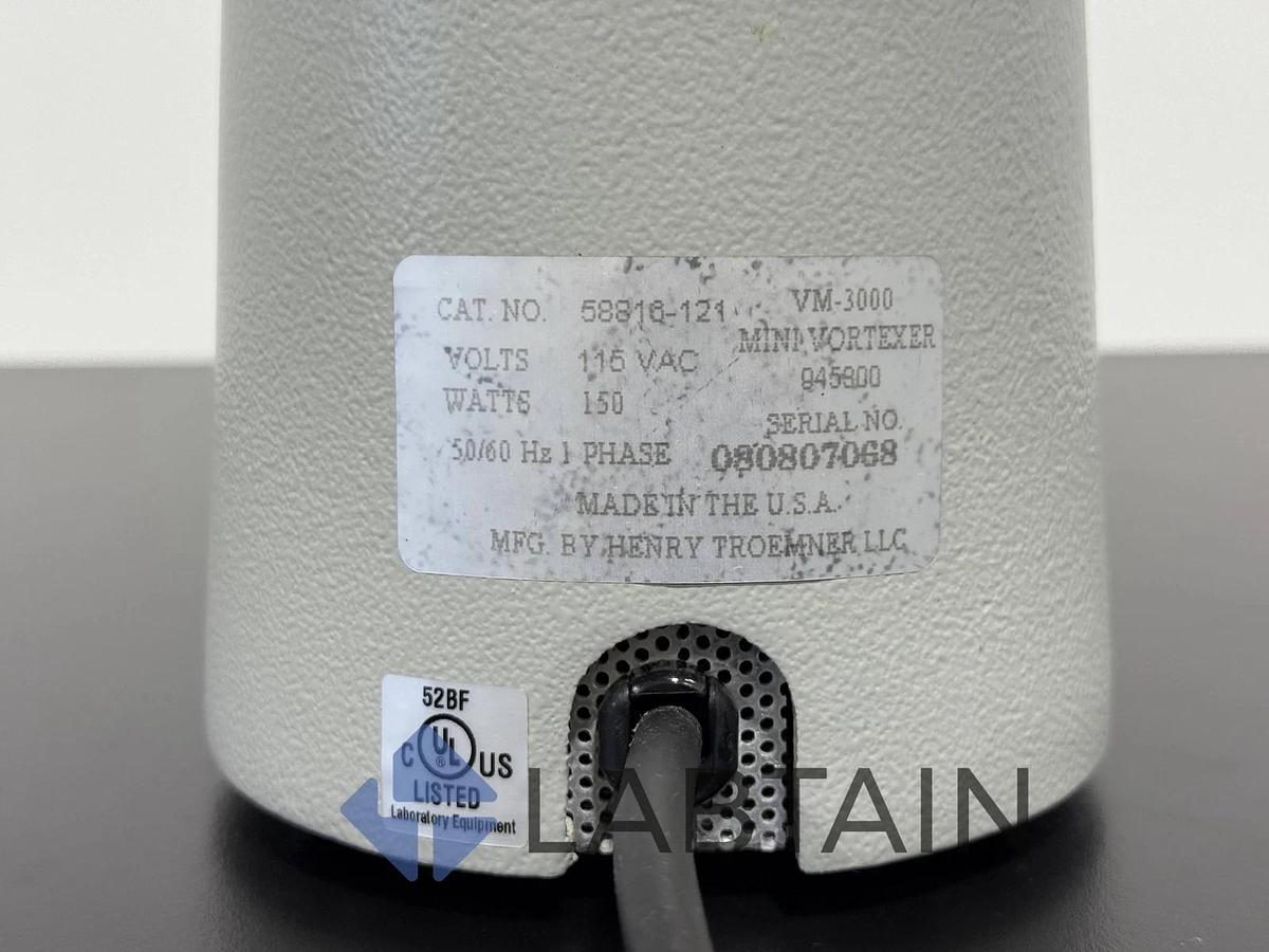 Used VWR VM-3000 Mini Vortexer – Lab Shaker Cat No. 58816-122 – Excellent Condition