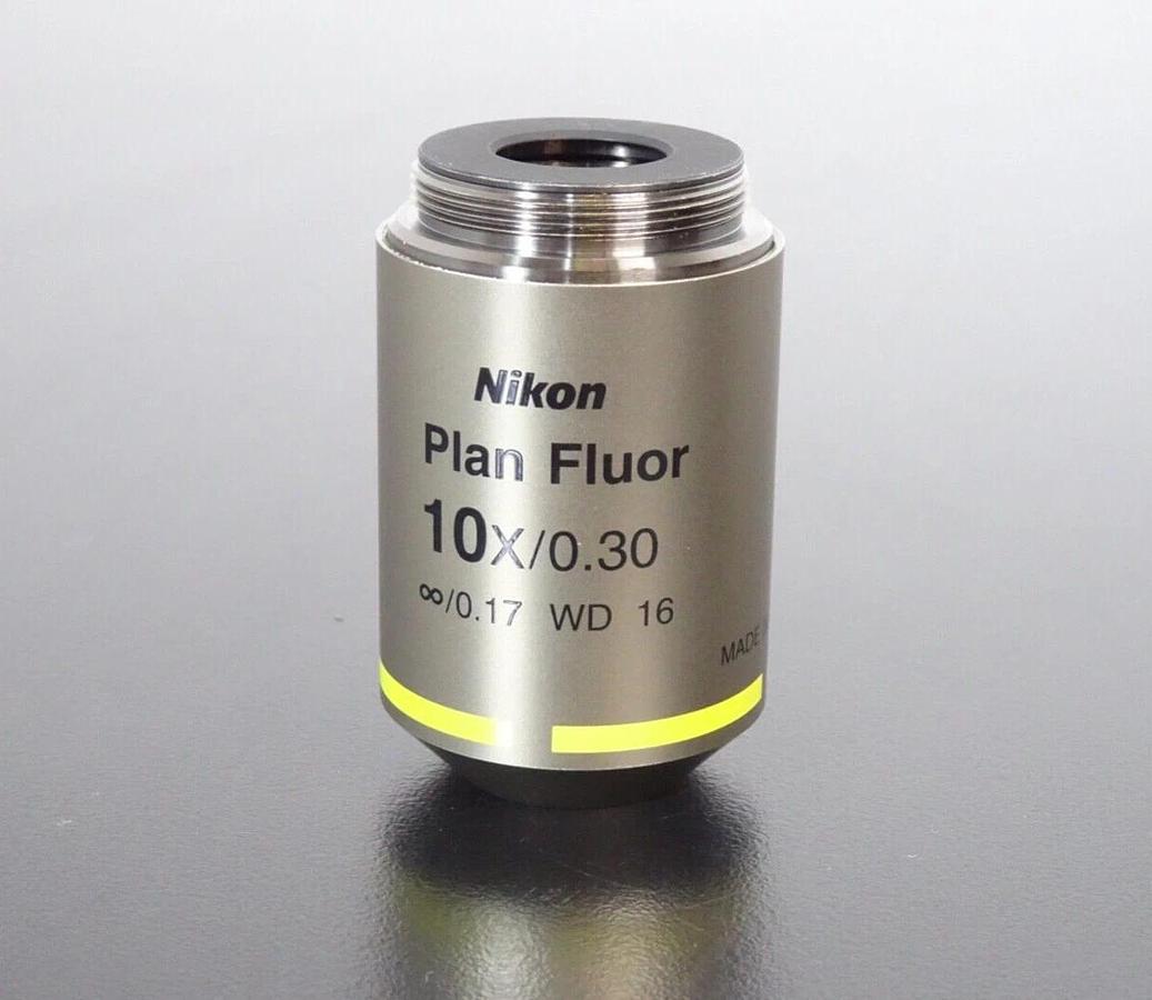Used Nikon Fluor | 10x/0.30 Microscope Objective