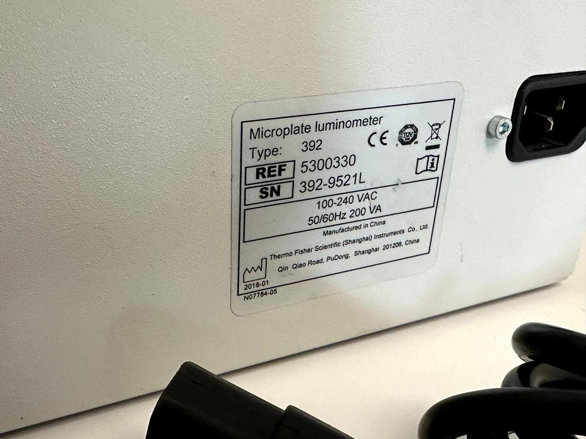 Used Thermo Scientific Luminoskan Microplate Luminometer 392 | Mfg: 2018