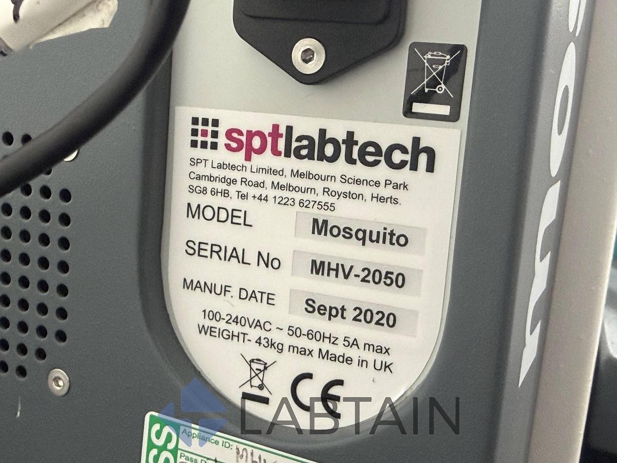 Used SPT Labtech Mosquito Liquid Handling System – Sept 2020 – Includes Calibration Block