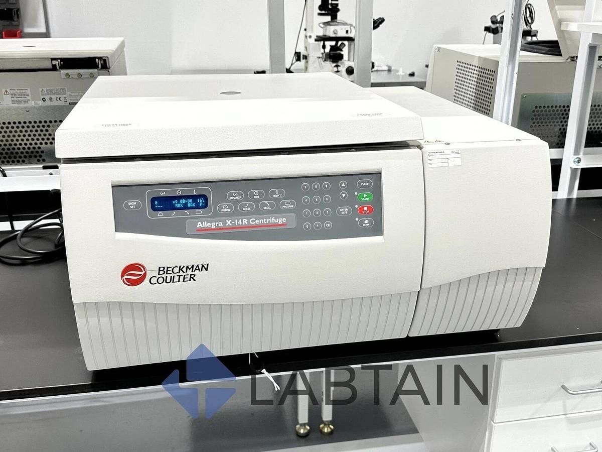 Used Beckman Coulter Allegra X-15R Refrigerated Centrifuge W/ SX4750A Rotor / Buckets