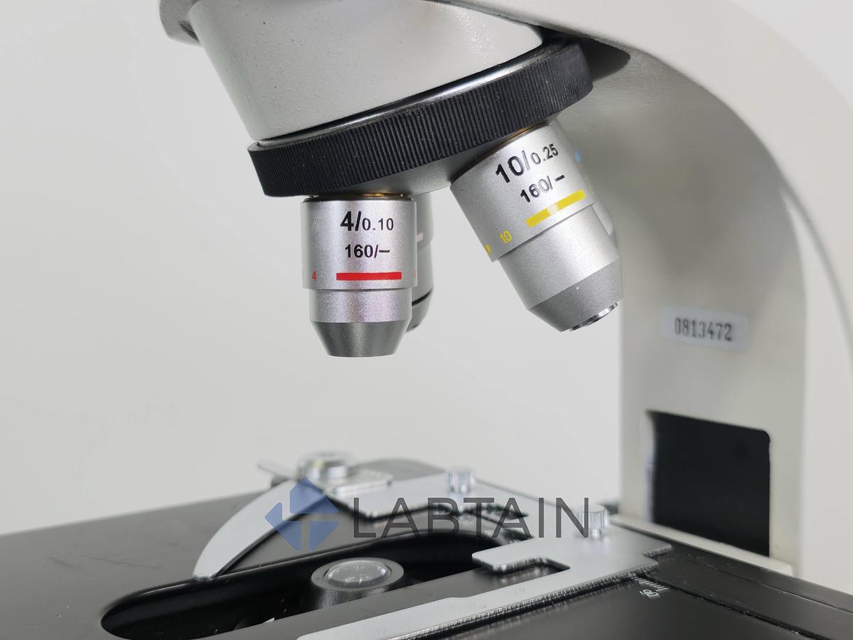 Used OEM Trinocular Compound Brightfield Microscope 40X-1000X (w/ Reticle Eyepiece)