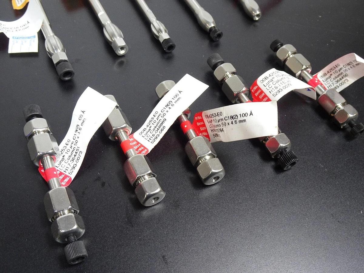 Used Lot of 12 HPLC Columns – Phenomenex Kinetex & Luna, Waters Xterra – Mixed Models – Used
