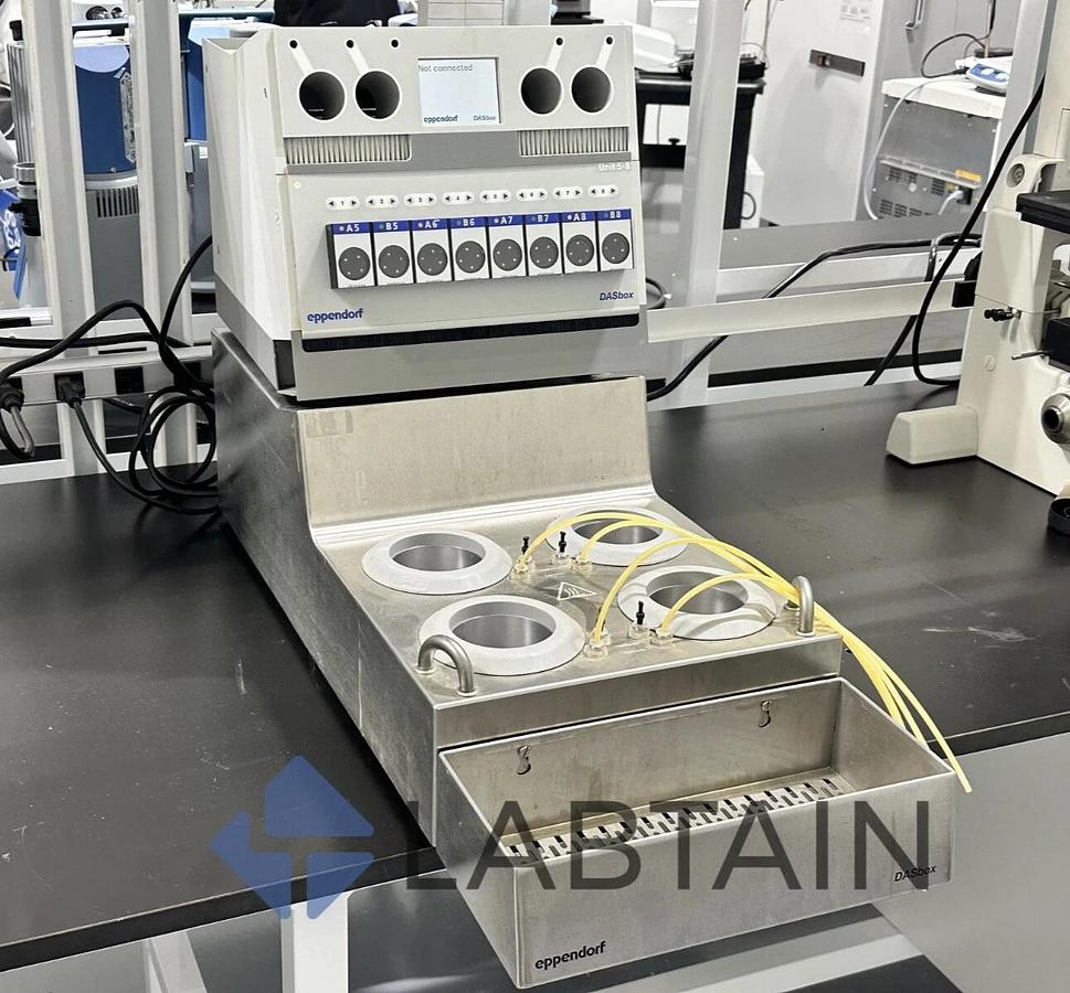 Used Eppendorf DASbox MP8-PHPO  Mini Bioreactor System | DasGip Base | Incomplete