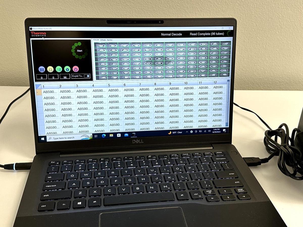 Used Thermo Scientific VisionMate High Speed Laboratory Barcode Reader HS312800 – Tested