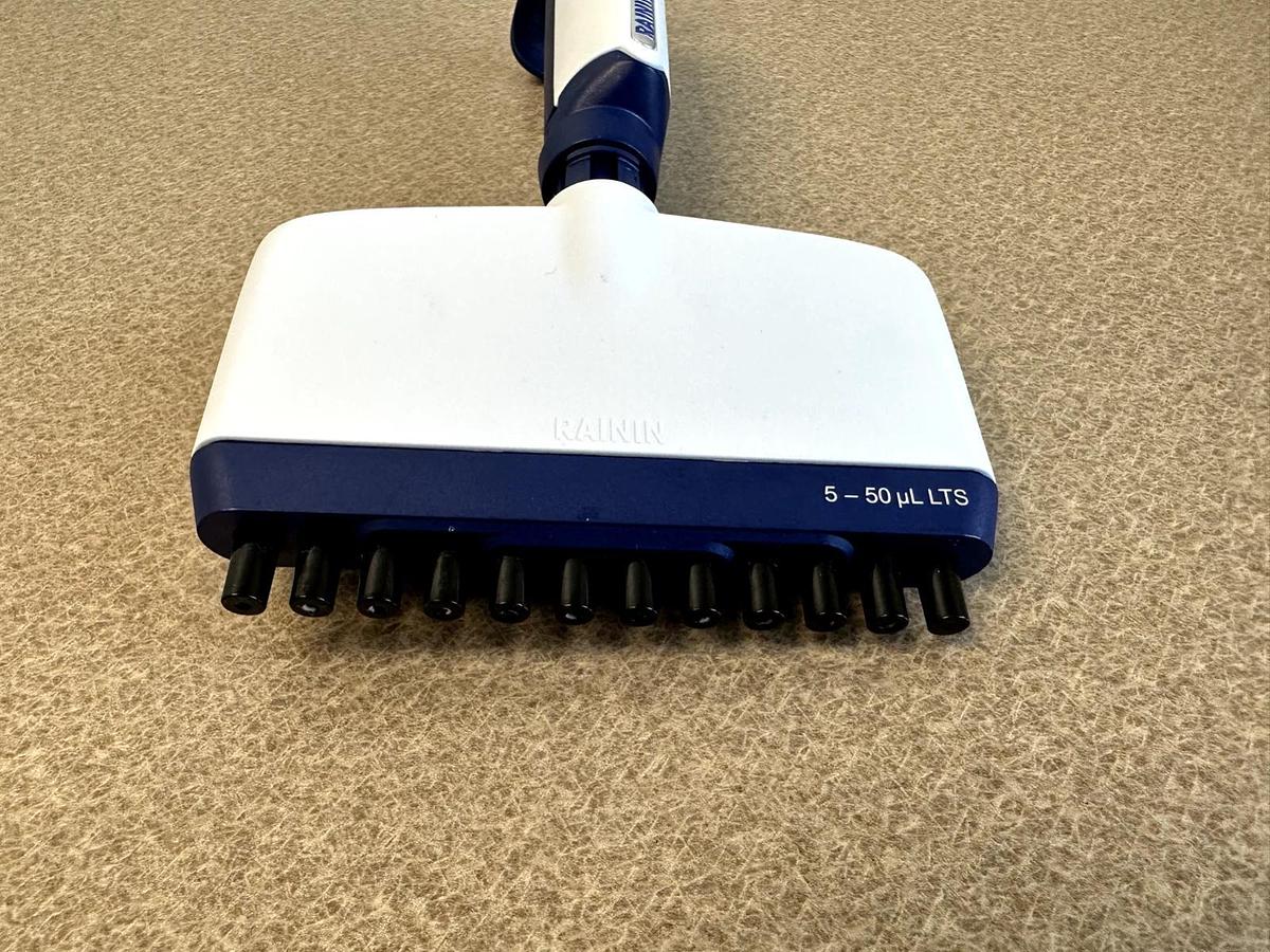 Used Rainin Pipet-Lite XLS L-50 | 5-50uL | 12-Channel Pipette w/Warranty * NICE